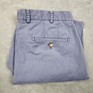 Peter Millar Pima Cotton Pants Size 36 Blue Soft Casual Chino Dress Trousers